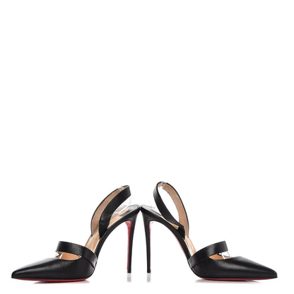 Christian Louboutin Nappa Actina 100 Pumps 38.5 Black 6 of 10