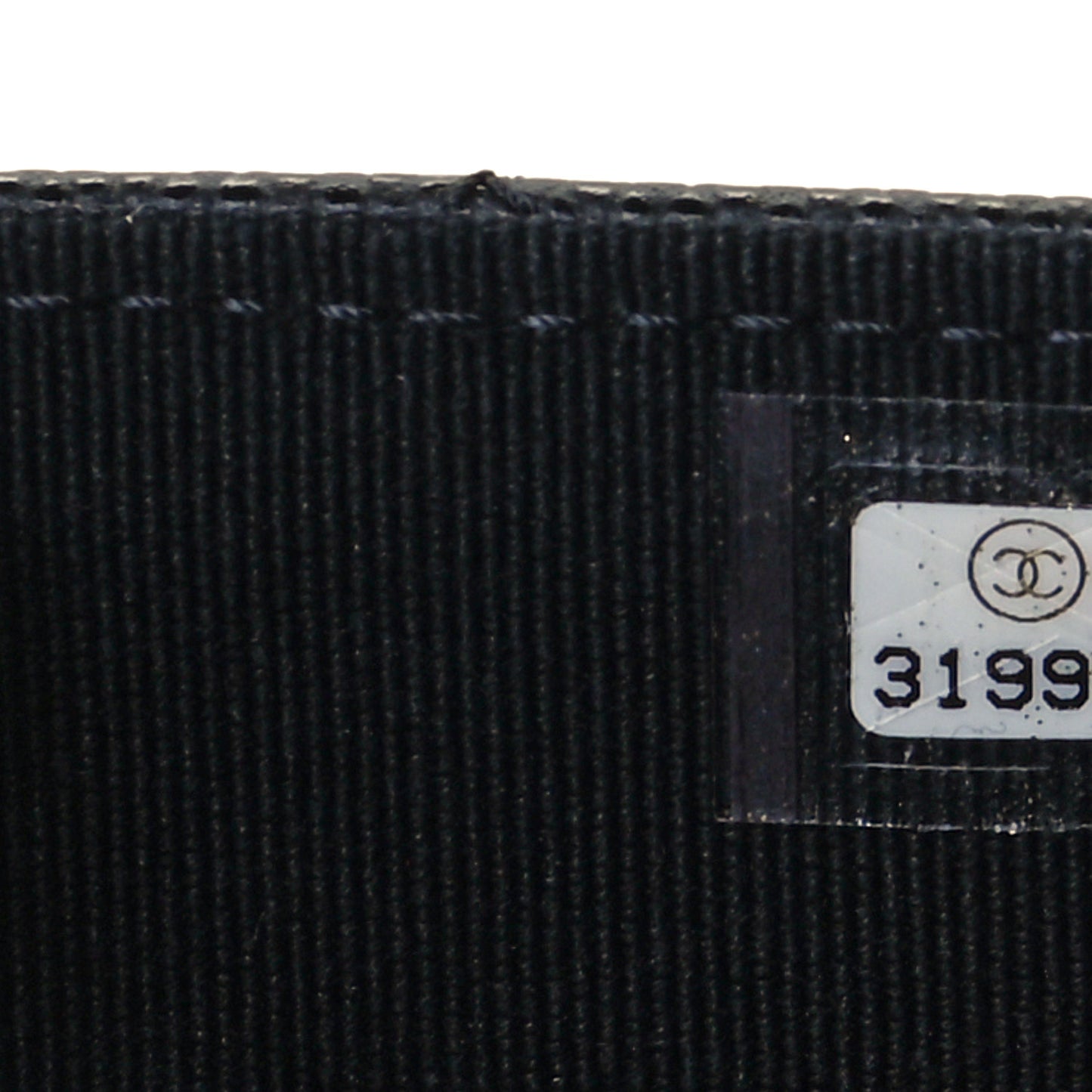 Caviar Quilted Crystal CC Large Gusset Flap Wallet Black