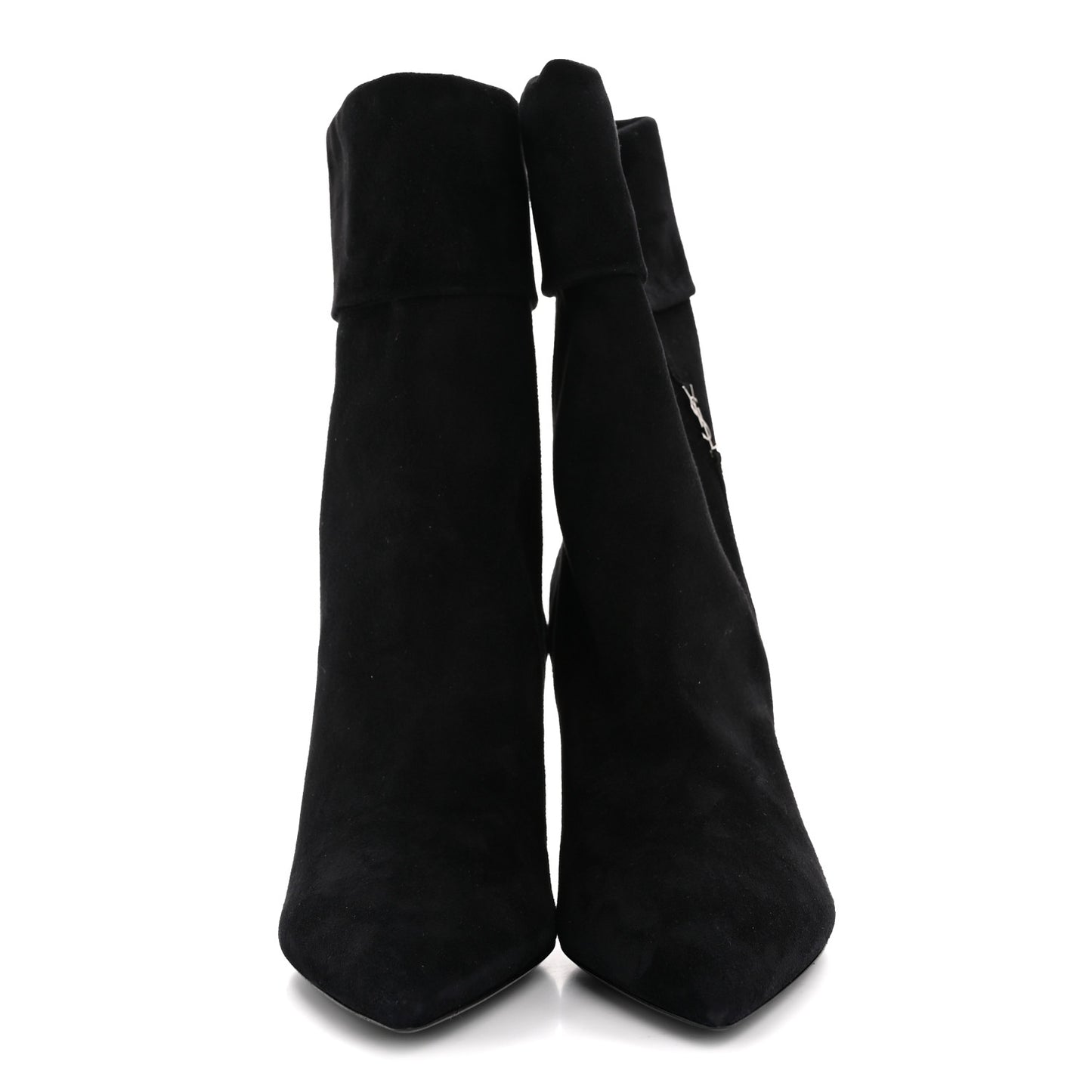 Kid Scamosciato Niki 85 Wedge Booties 39.5 Black