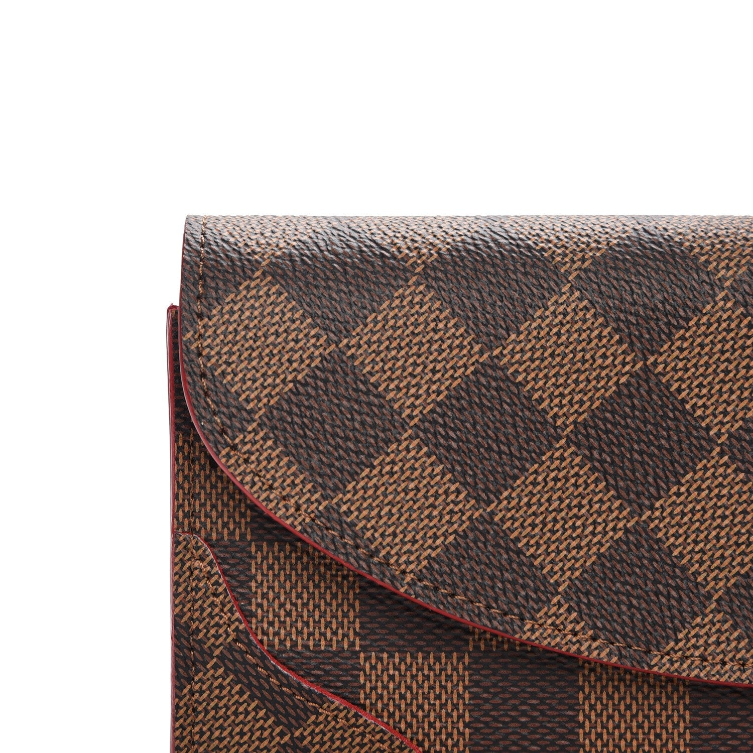Louis Vuitton Damier Ebene Caissa Wallet Cherry 9 of 9