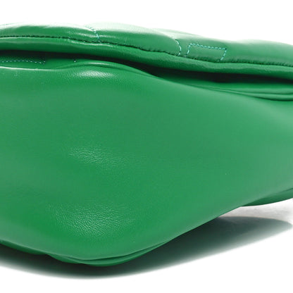 Alexander McQueen Lambskin Quilted Medium The Seal Chain Shoulder Bag Green 9 of 9