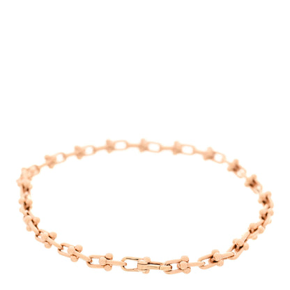 Tiffany 18K Rose Gold HardWear Micro Link Bracelet 3 of 4