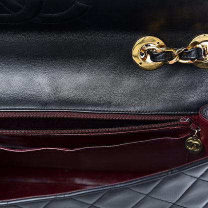 Chanel Lambskin Quilted XL Jumbo Single Flap Black 12 of 19