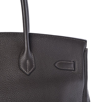 Hermes Taurillon Clemence Birkin 35 Graphite 12 of 33
