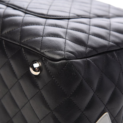 Chanel Calfskin Quilted Large Cambon Bag Black 16 of 18