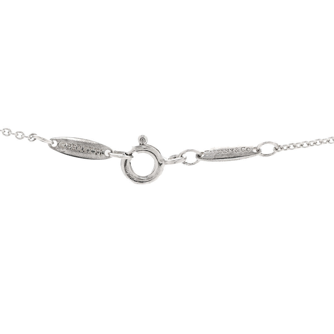 Tiffany Sterling Silver 12mm Elsa Peretti Starfish Pendant Necklace 4 of 5