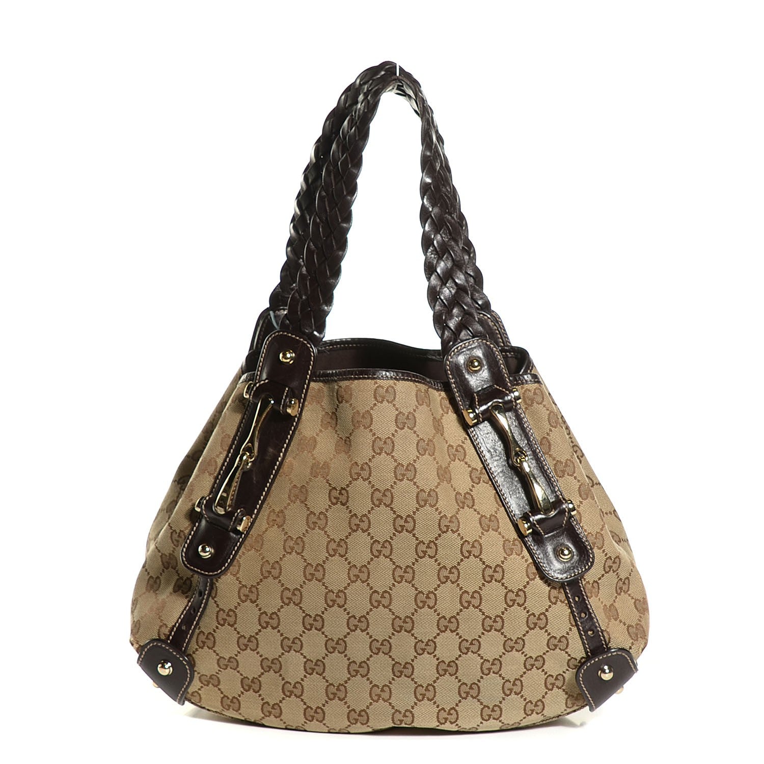 Gucci Monogram Small Pelham Shoulder Bag Dark Brown 1 of 10