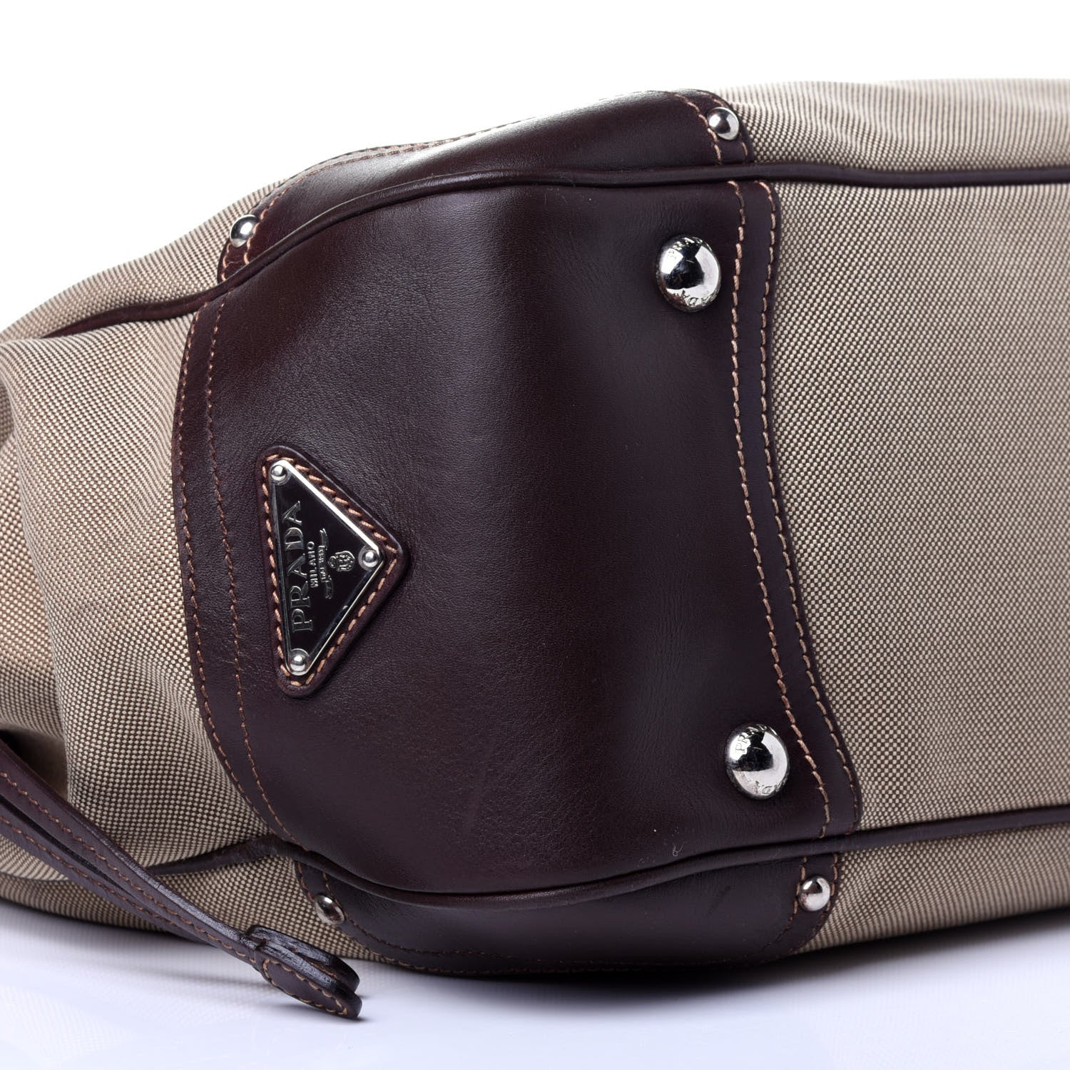 Prada Jacquard Logo Tote Corda Bruciato 8 of 11