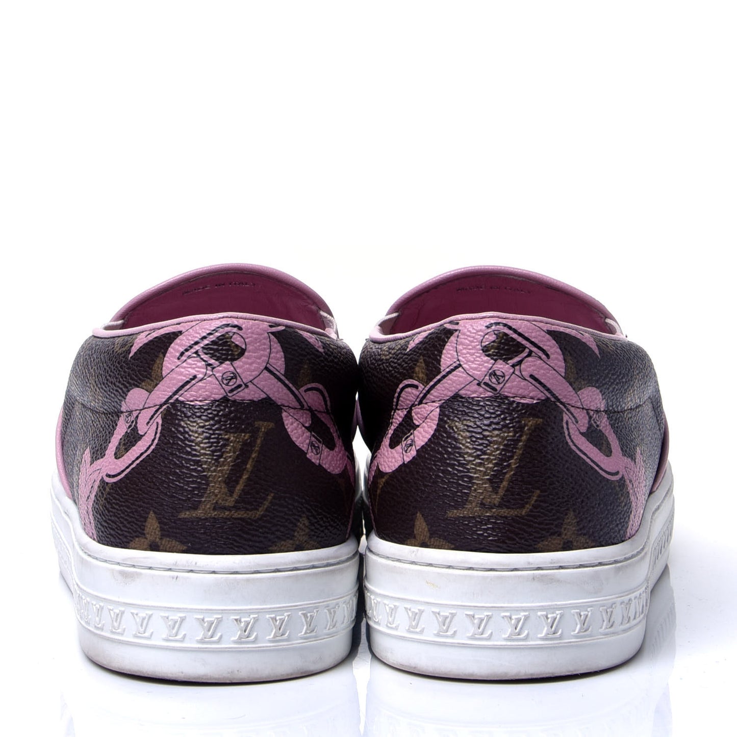 Monogram Bay Slip On Harbor Sneakers 39.5 Rose Ballerine Poppy