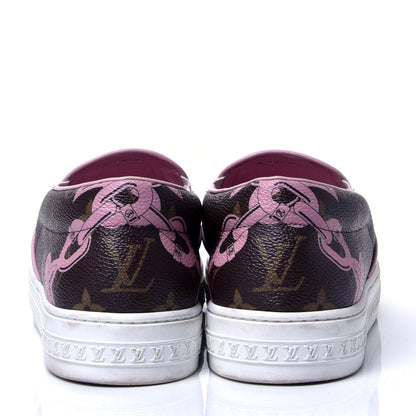Louis Vuitton Monogram Bay Slip On Harbor Sneakers 39.5 Rose Ballerine Poppy 6 of 10