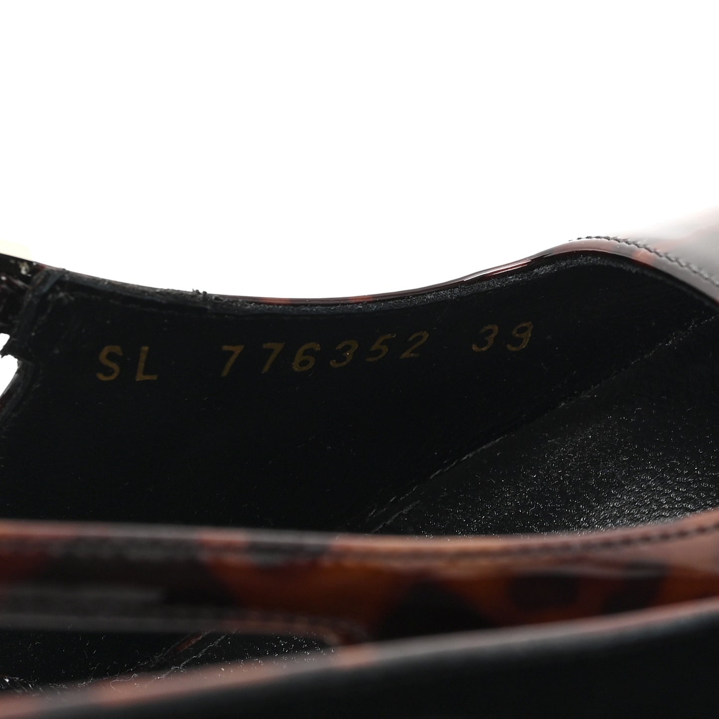Vernice Grupy Leopard Print Blake 110 Slingback Pumps 39 Manto Natural Black