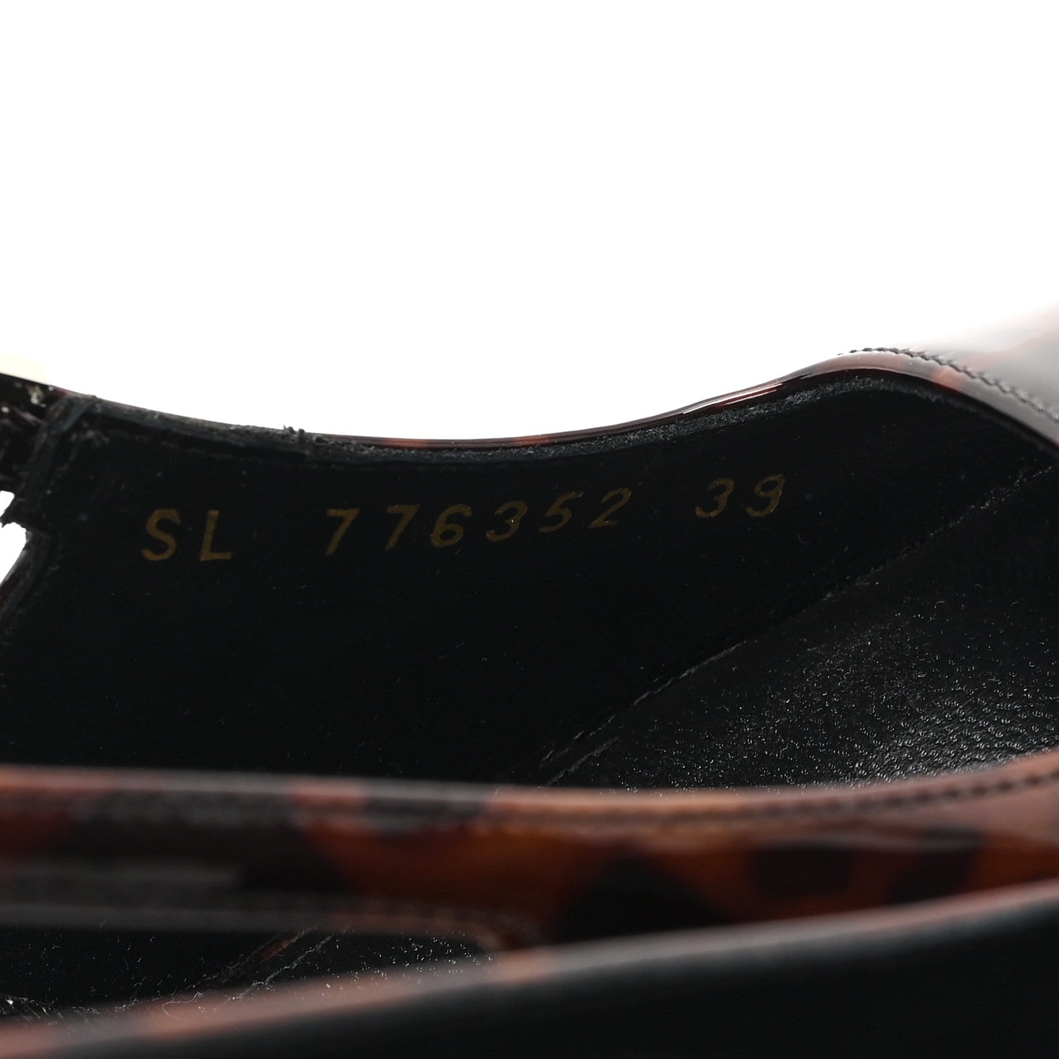 Saint Laurent Vernice Grupy Leopard Print Blake 110 Slingback Pumps 39 Manto Natural Black 9 of 10