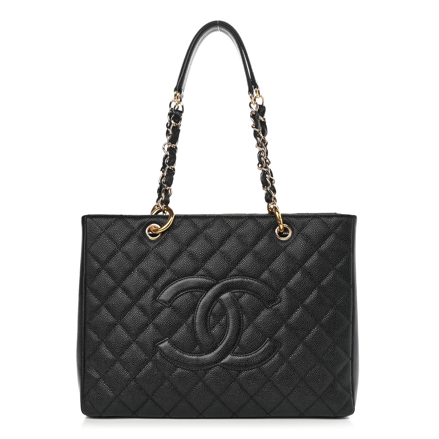 Chanel Caviar Quilted Grand Shopping Tote GST Black 1 of 11