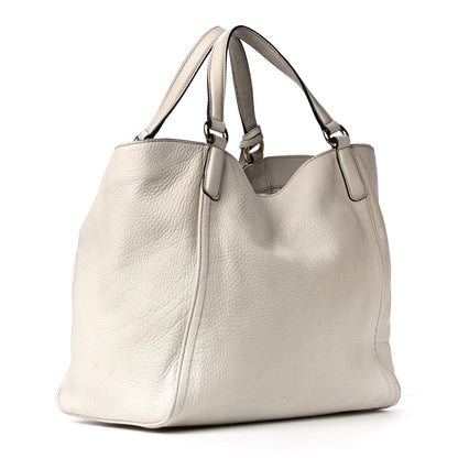 Gucci Pebbled Calfskin Medium Soho Shoulder Bag Off White 2 of 4