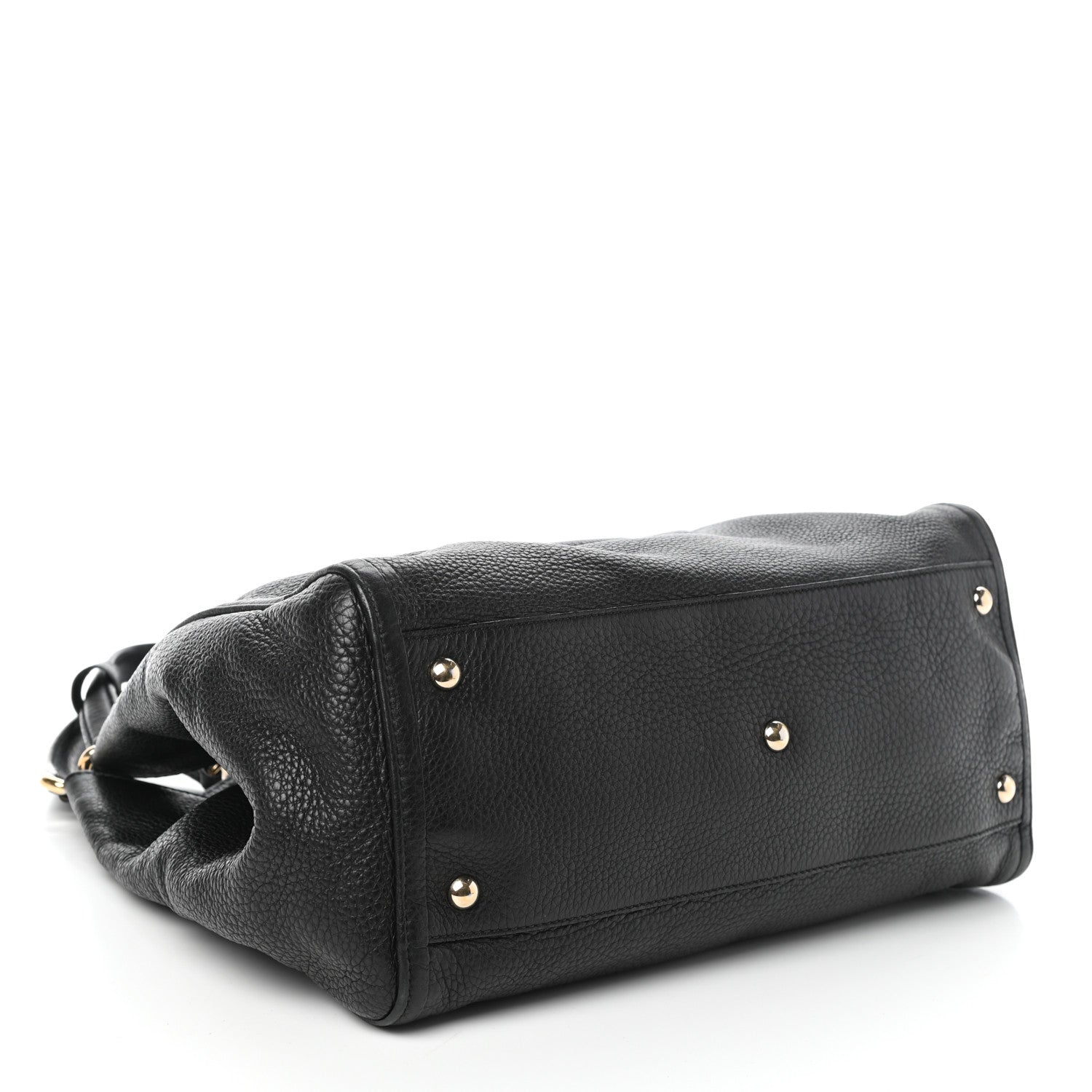 Gucci Pebbled Calfskin Medium Soho Shoulder Bag Black 4 of 11