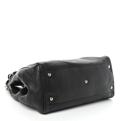 Gucci Pebbled Calfskin Medium Soho Shoulder Bag Black 4 of 11