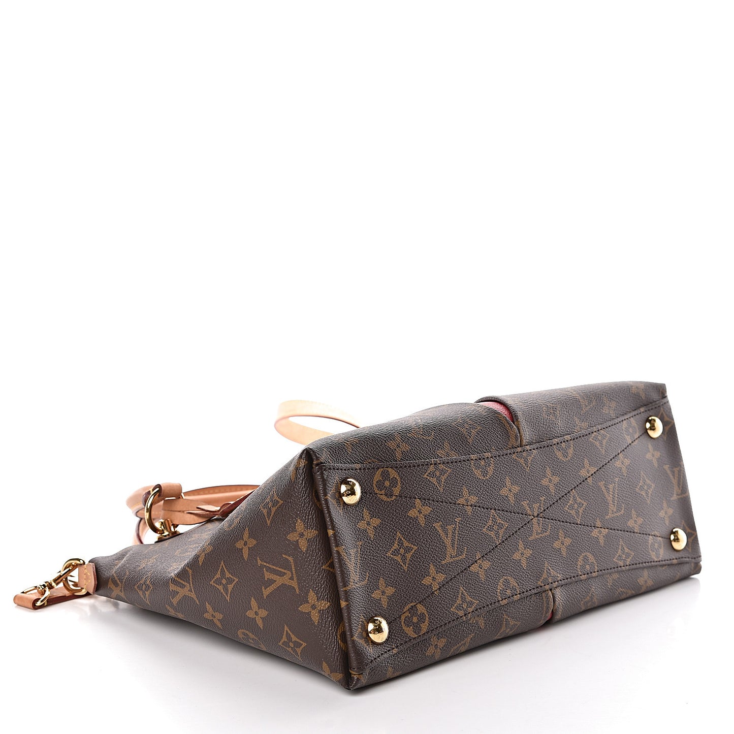 Monogram V Tote MM Cherry