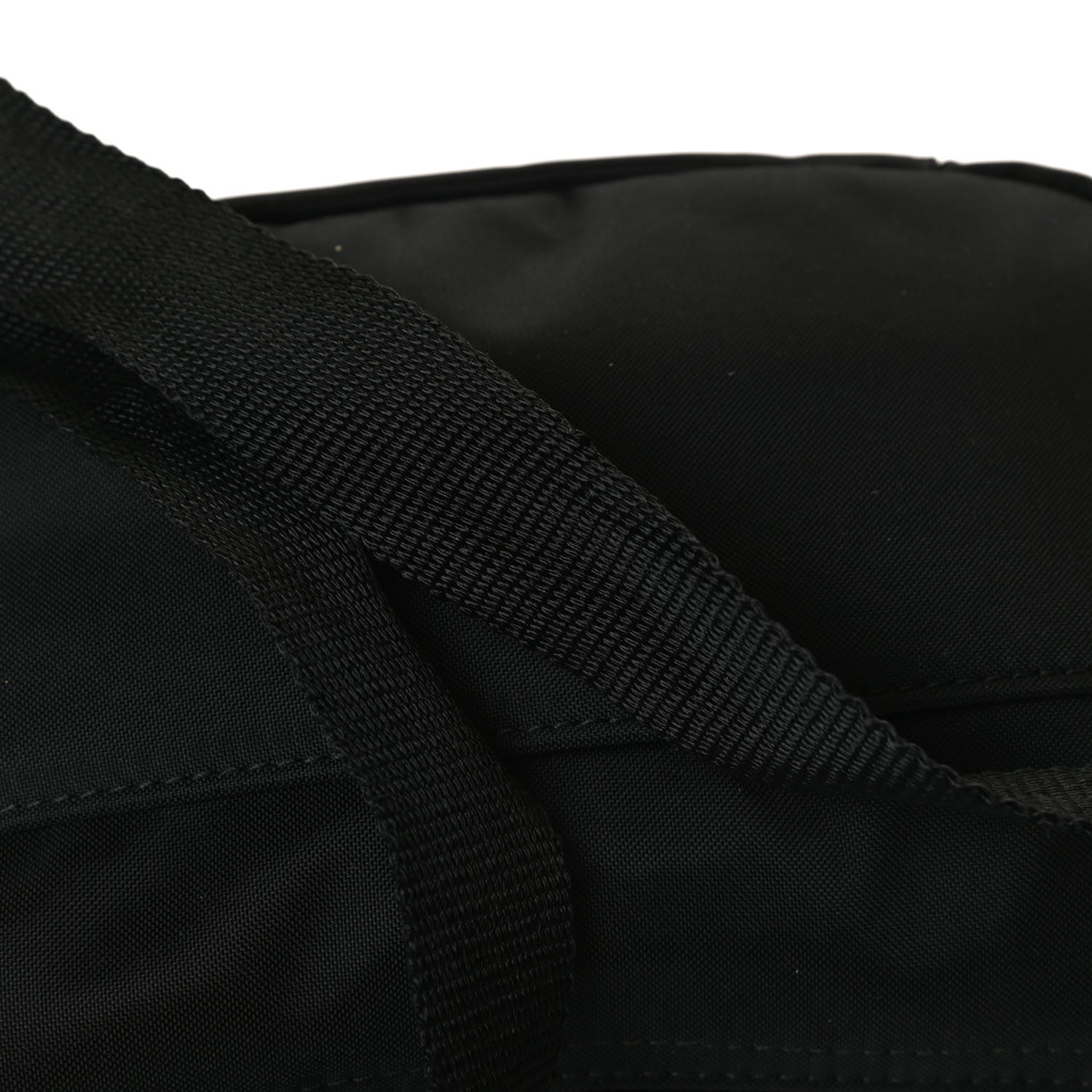 Balenciaga Recycled Sport Nylon Logo Embroidered Wheel Sling Bag Black White 12 of 12