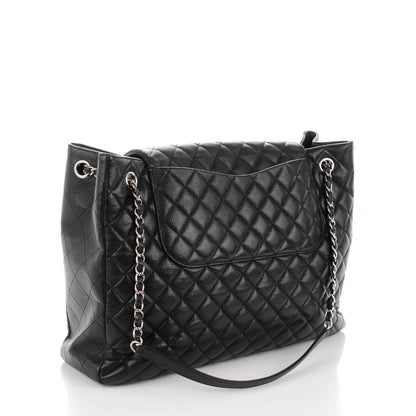 Chanel Caviar Quilted Flap Tote Black 3 of 7