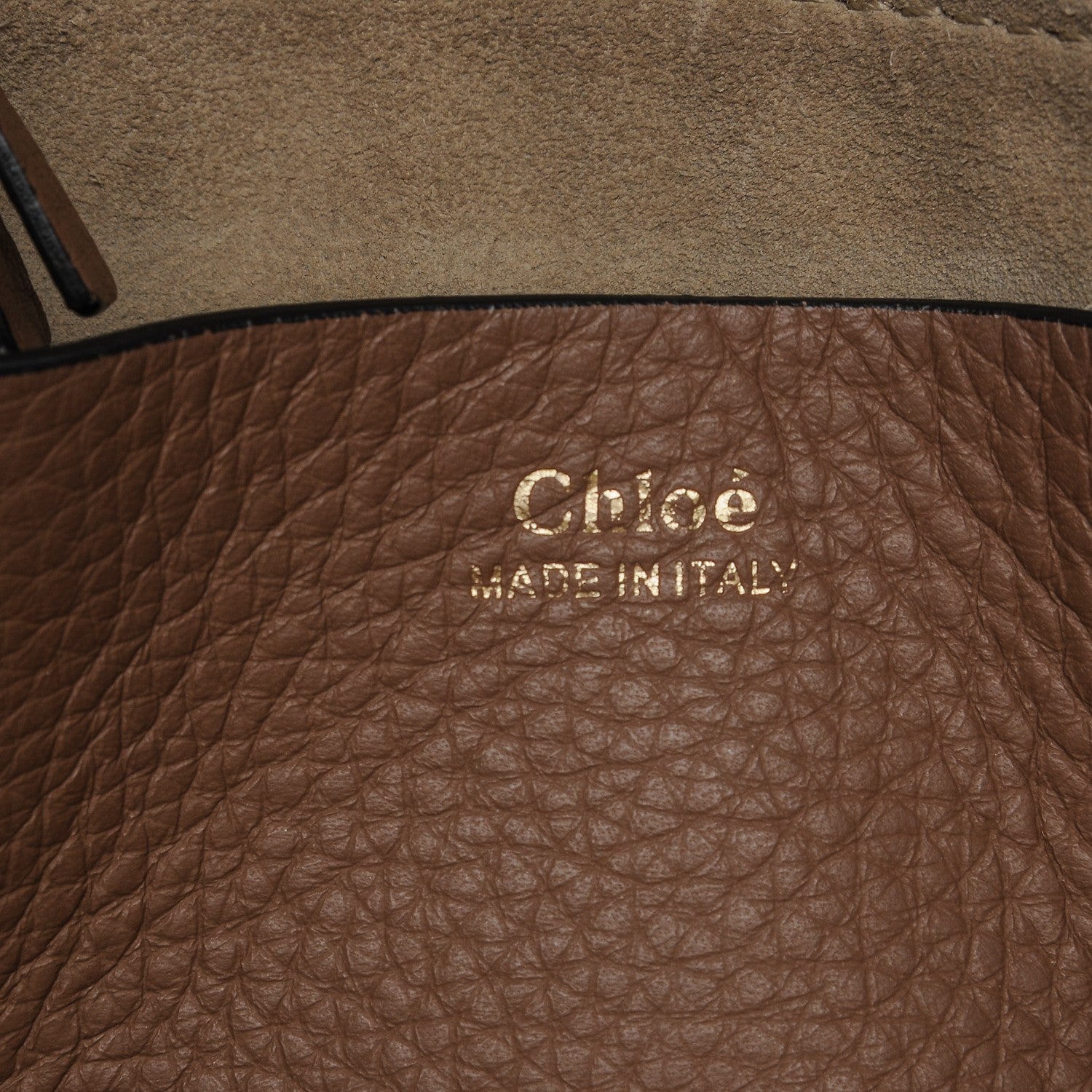 Chloe Grained Calfskin Small Hayley Hobo Nut 6 of 8