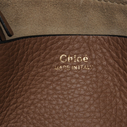 Chloe Grained Calfskin Small Hayley Hobo Nut 6 of 8