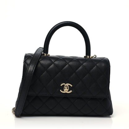 Chanel Caviar Quilted Mini Coco Handle Flap Black 1 of 7