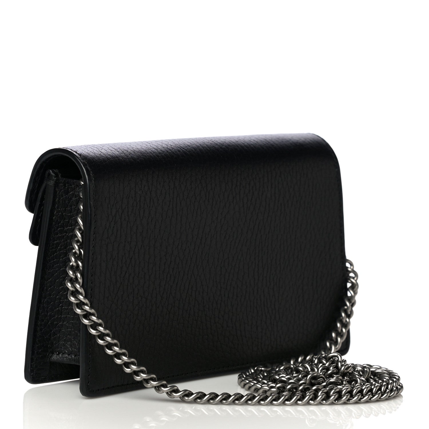 Gucci Calfskin Super Mini Dionysus Shoulder Bag Black 2 of 8