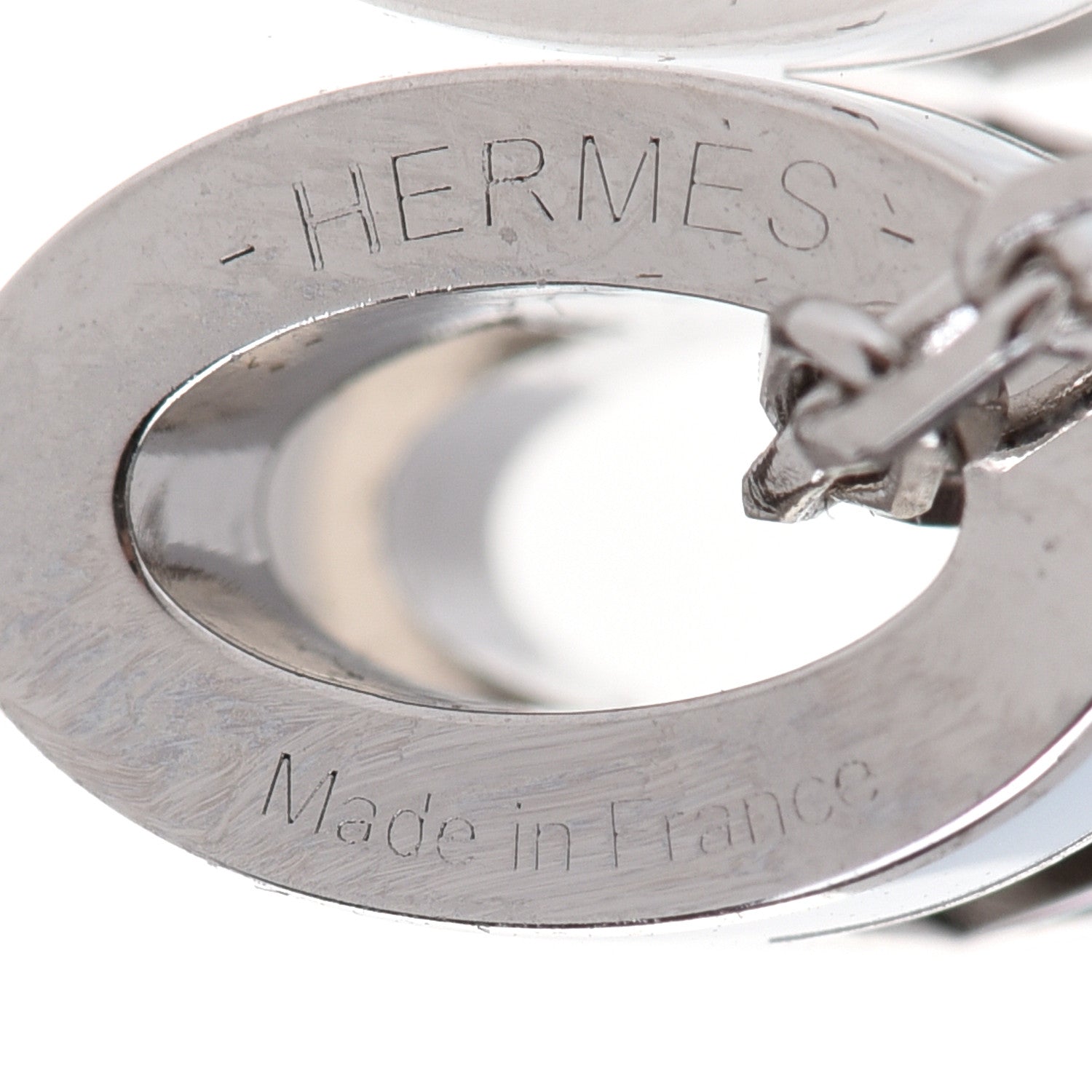 Hermes Lacquered Palladium Mini Pop H Pendant Necklace Bleu Zephyr 5 of 7
