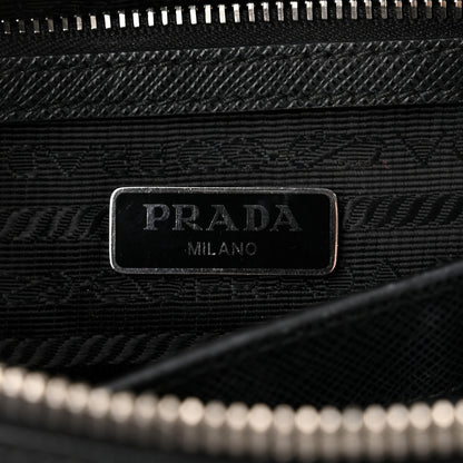 Prada Nylon Saffiano Re-Edition 2005 Top Handle Crossbody Bag Black 9 of 13