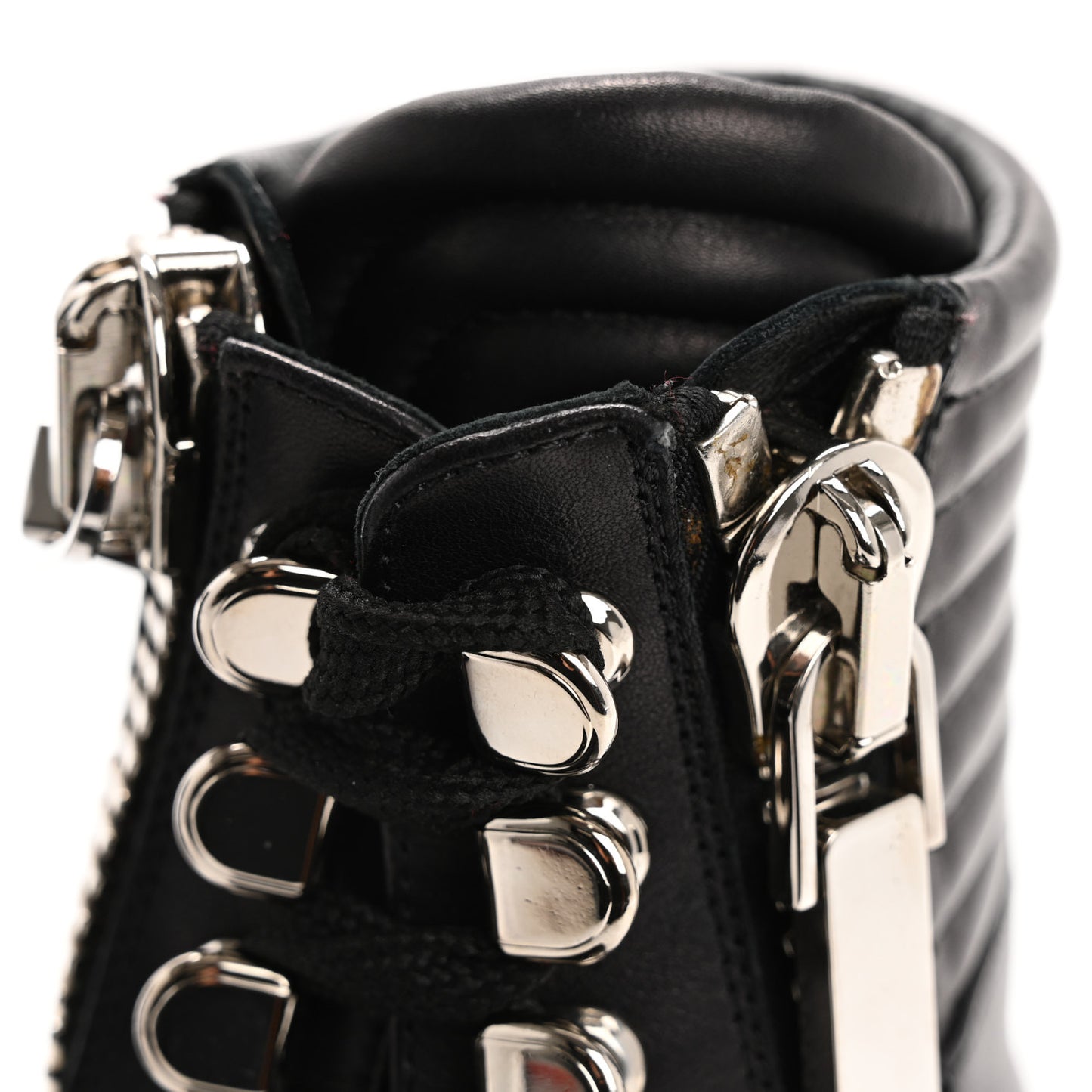 Calfskin Quilted En Hiver Boots 36.5 Black