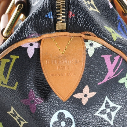 Louis Vuitton Monogram Multicolor Speedy 30 Black 6 of 7