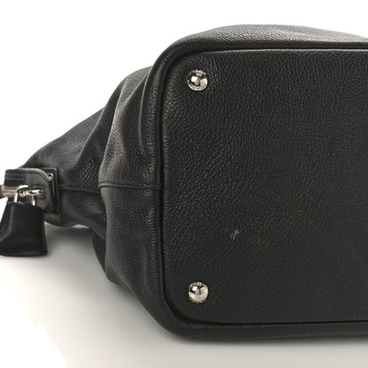 Prada Vitello Daino Tote Black 7 of 10