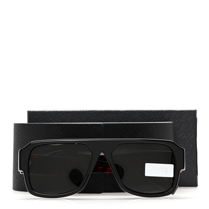 Prada Acetate Symbole Sunglasses SPR 22Y Slate Grey 9 of 9