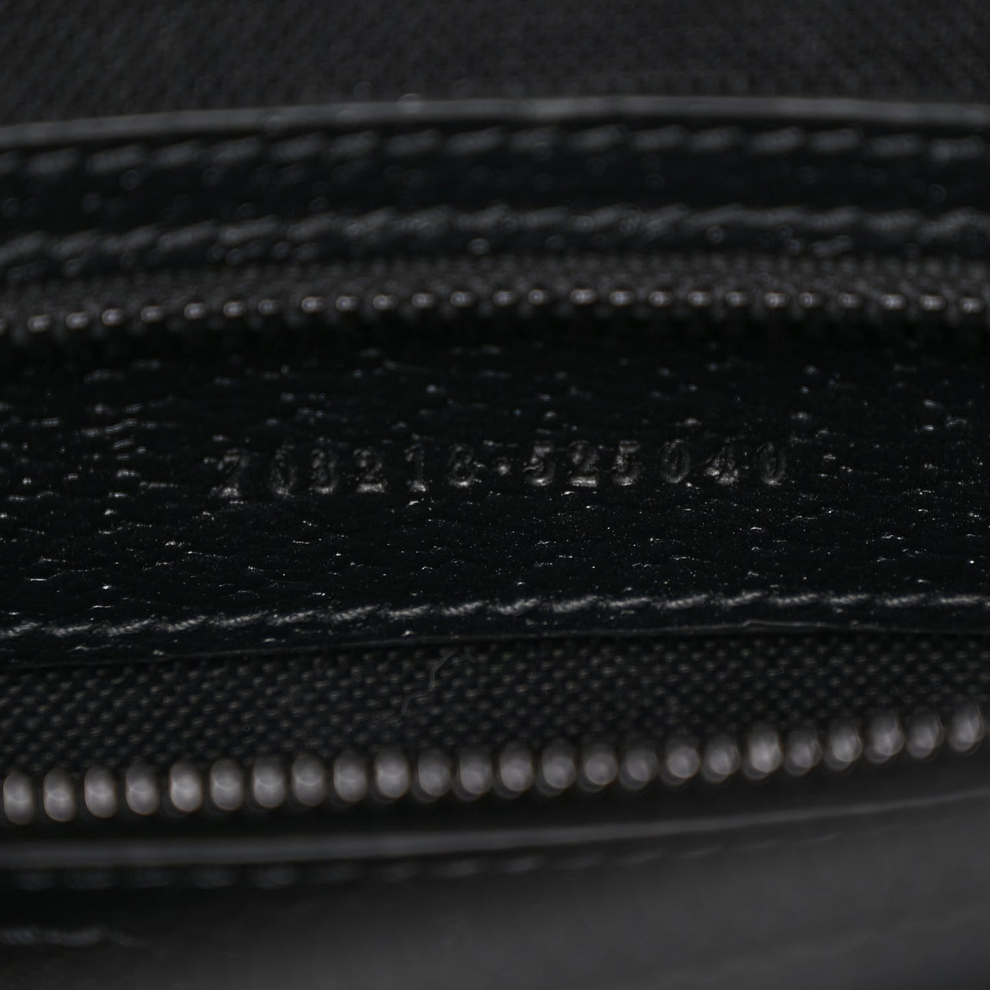 Textured Dollar Calfskin Web Monochrome Large Diana Tote Bag Black