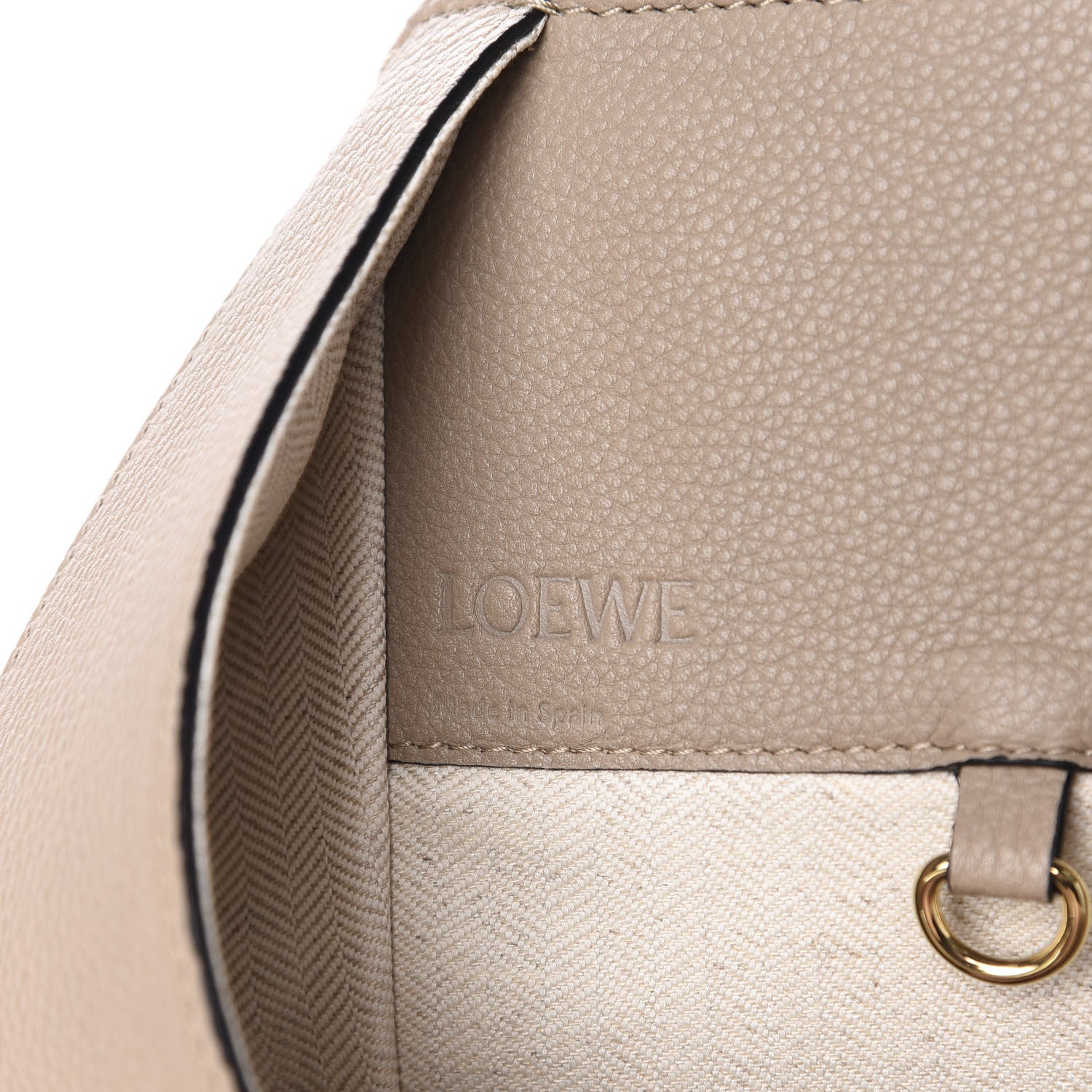 Loewe Calfskin Medium Hammock Shoulder Bag Sand Mink 8 of 10