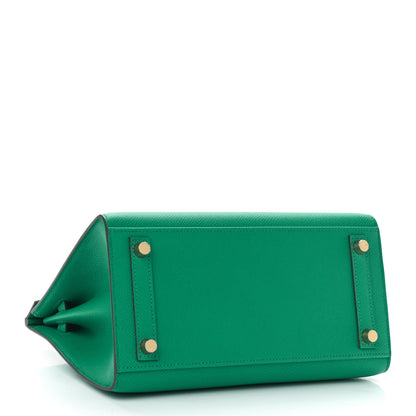 Hermes Epsom Birkin Sellier 25 Vert Jade 4 of 11