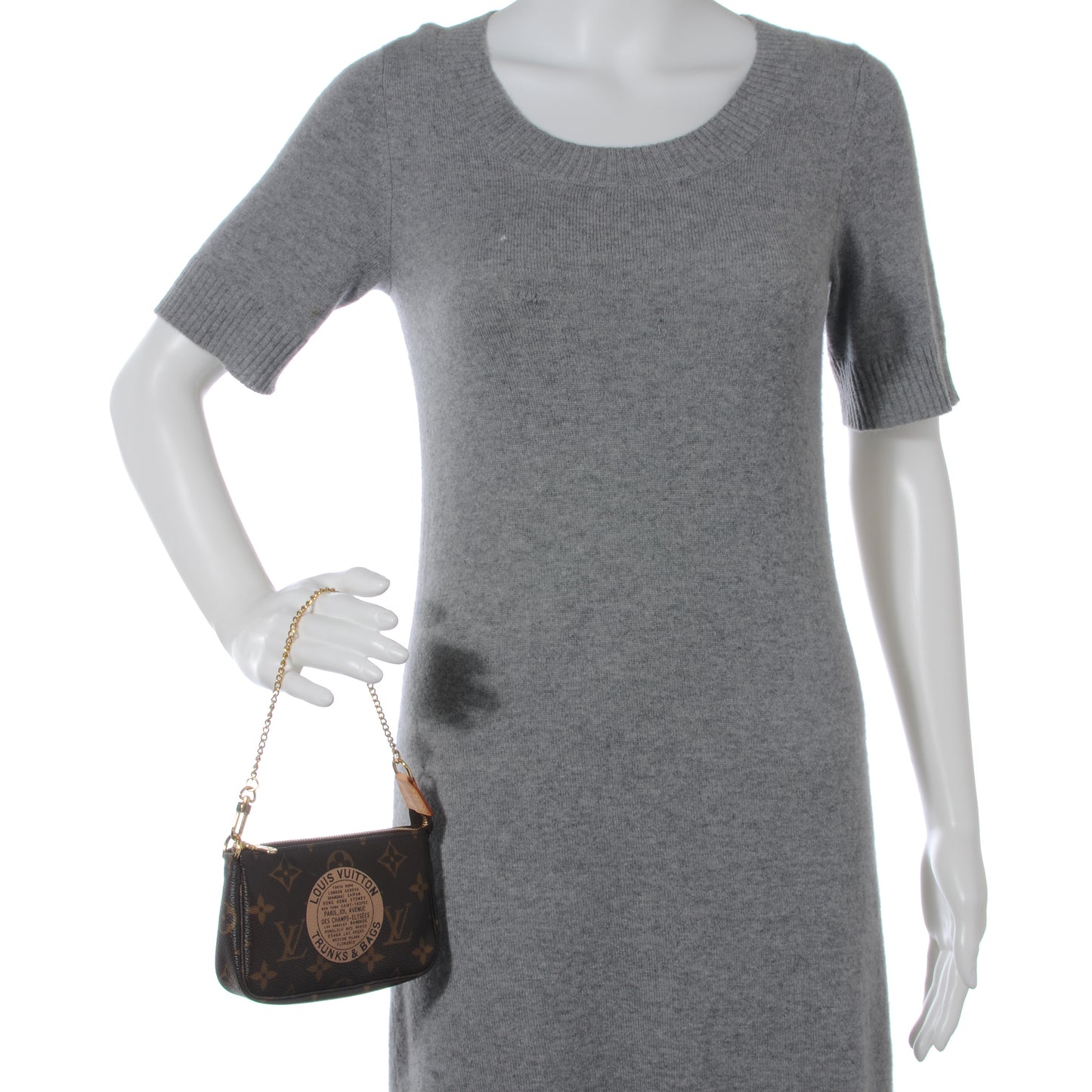 Monogram Complice Trunks and Bags Mini Pochette Accessories Beige