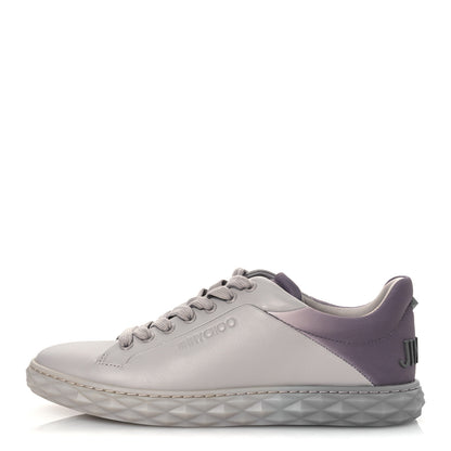 Jimmy Choo Nappa Diamond Maxi F II Platform Sneakers 39.5 Grey 1 of 10