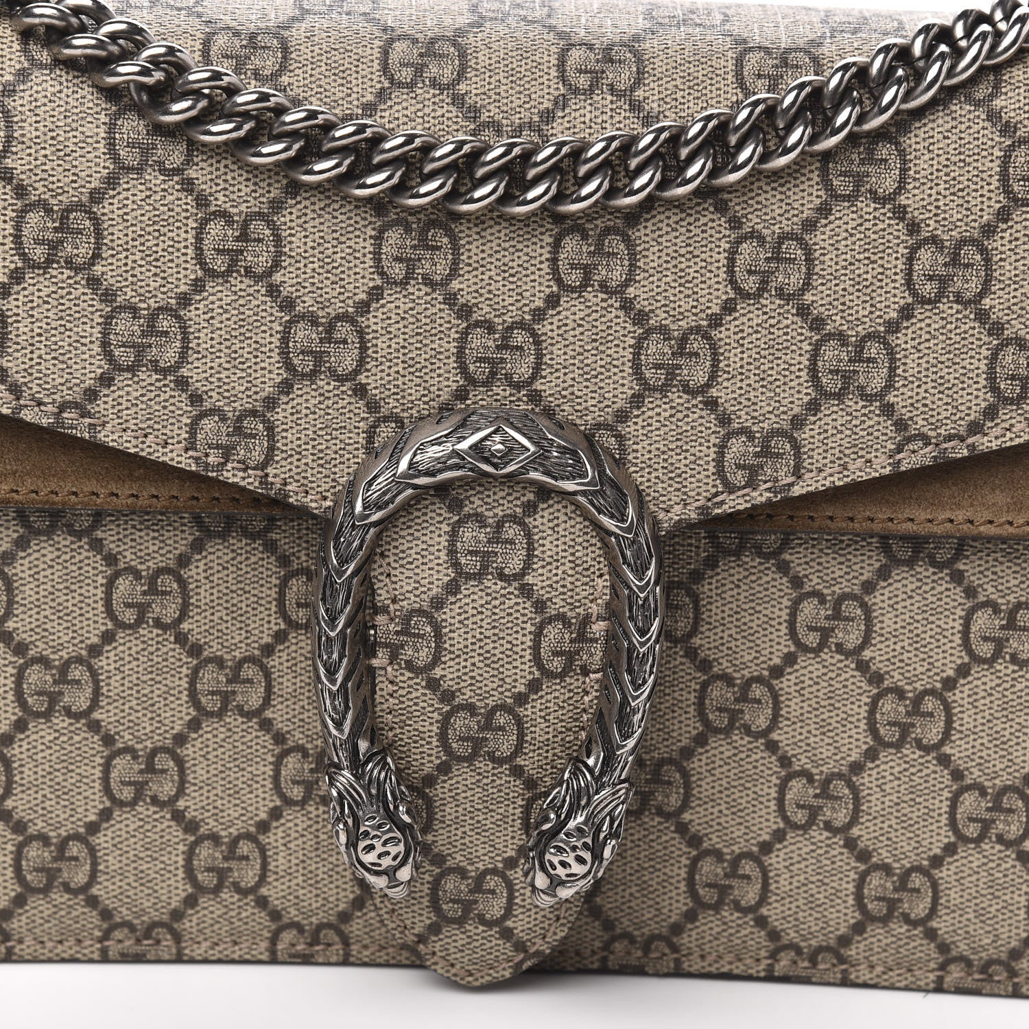 Gucci GG Supreme Monogram Small Dionysus Shoulder Bag Taupe 15 of 15