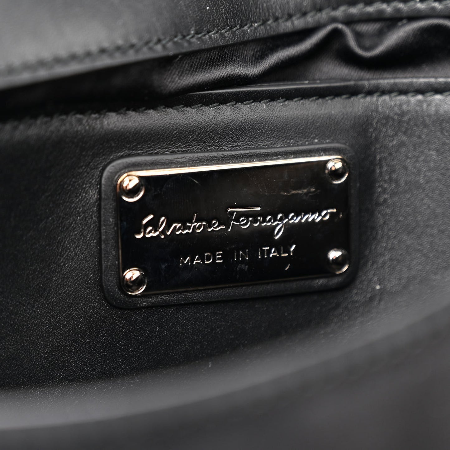 Mink Gancini Crossbody Black