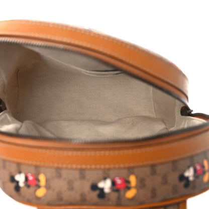 Gucci X DISNEY Mini Vintage GG Supreme Monogram Mickey Mouse Small Dome Backpack Beige Vintage Sun Oil 5 of 9