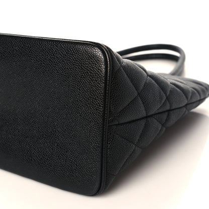 Chanel Caviar Quilted Medallion Tote Black 9 of 9