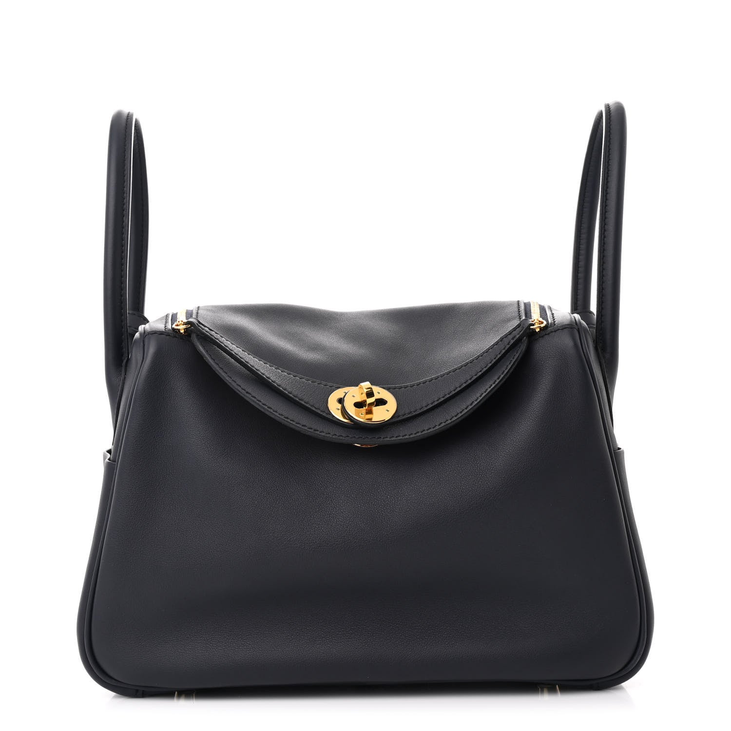 Hermes Swift Verso Lindy 26 Bleu Indigo Orange Poppy 1 of 10