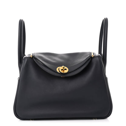 Hermes Swift Verso Lindy 26 Bleu Indigo Orange Poppy 1 of 10