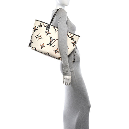 Louis Vuitton Monogram Giant Jungle Neverfull MM Ivory 2 of 10
