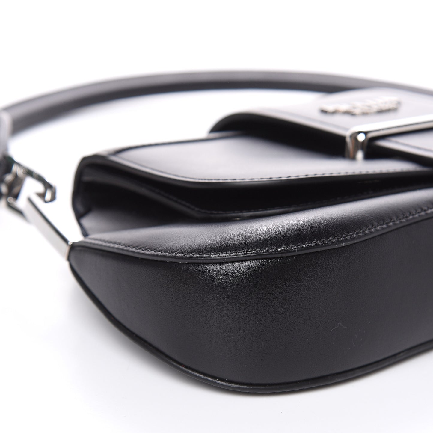 City Calfskin Sidonie Shoulder Bag Black