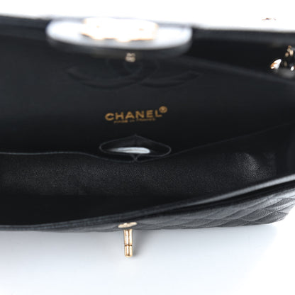 Chanel Caviar Quilted Medium Double Flap Black 5 of 13
