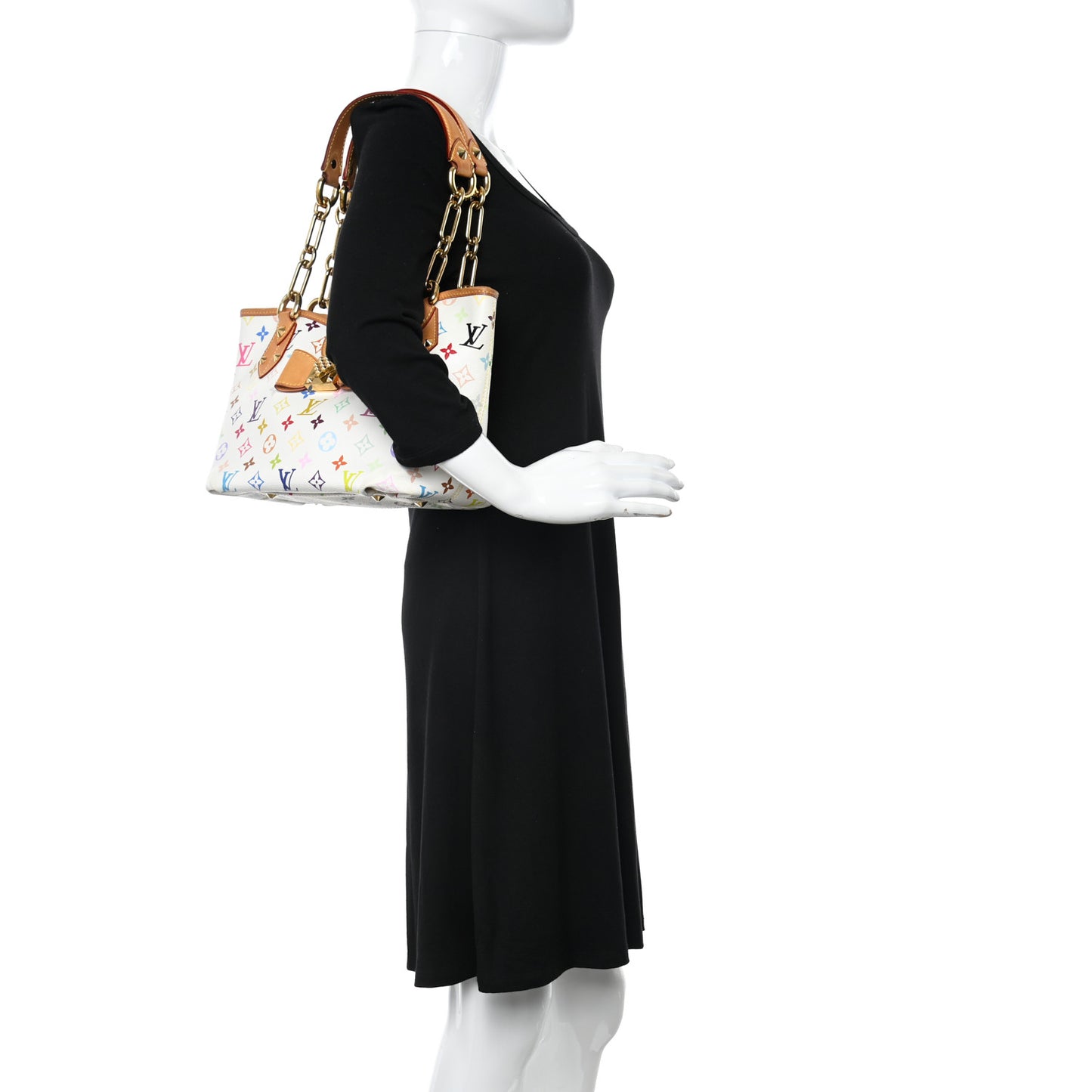 Monogram Multicolor Annie MM White