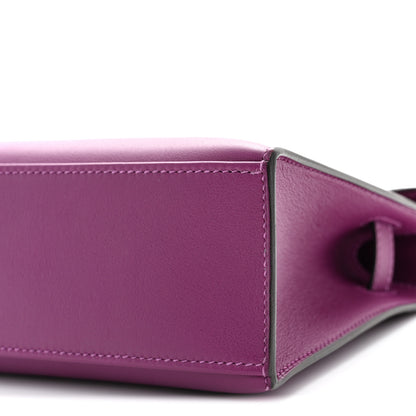 Hermes Swift Kelly Pochette Clutch Anemone 10 of 11