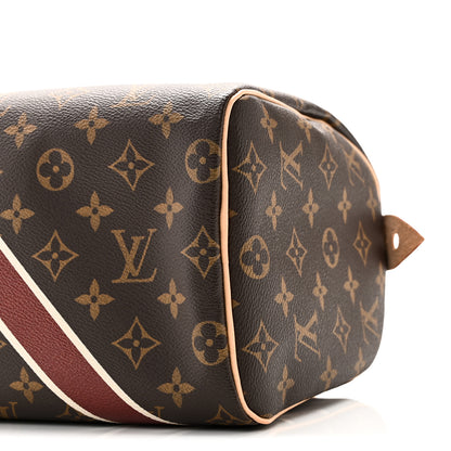 Louis Vuitton Monogram My LV Heritage Speedy 25 Burgundy Ivory 9 of 10